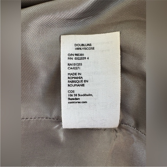 COS wool mini skirt a line - Picture 9 of 9